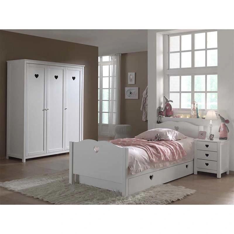 Chinese New Design Wooden Home Furniture Children Bedroom Bed Furniture