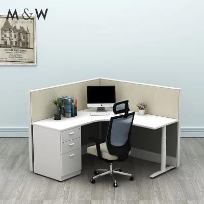 Factory Cubicle Modern 4 Person Desk Design Modular Workstation Office Partition