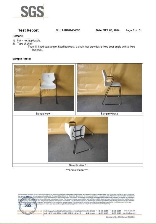 ANSI/BIFMA Standard Heavy Duty Good Design Stainless Steel Plastic Modern Office Chair