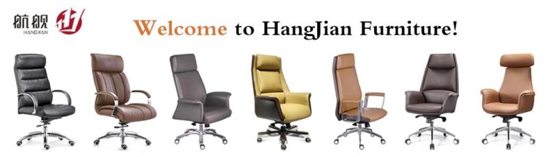 Modern Ergonomic Leather Swivel Executive Office Chair with Headrest