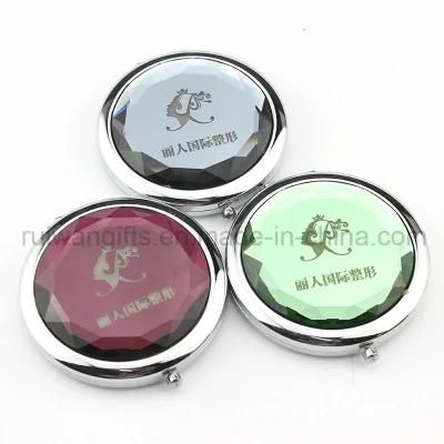 Promotional Acrylic Round Pocket Mirror / Makeup Mirror / Compact Mirror