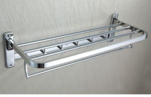 Green Bronze Modern Wall Mounted Hotel Bathroom Stainless Steel Bath Towel Rack