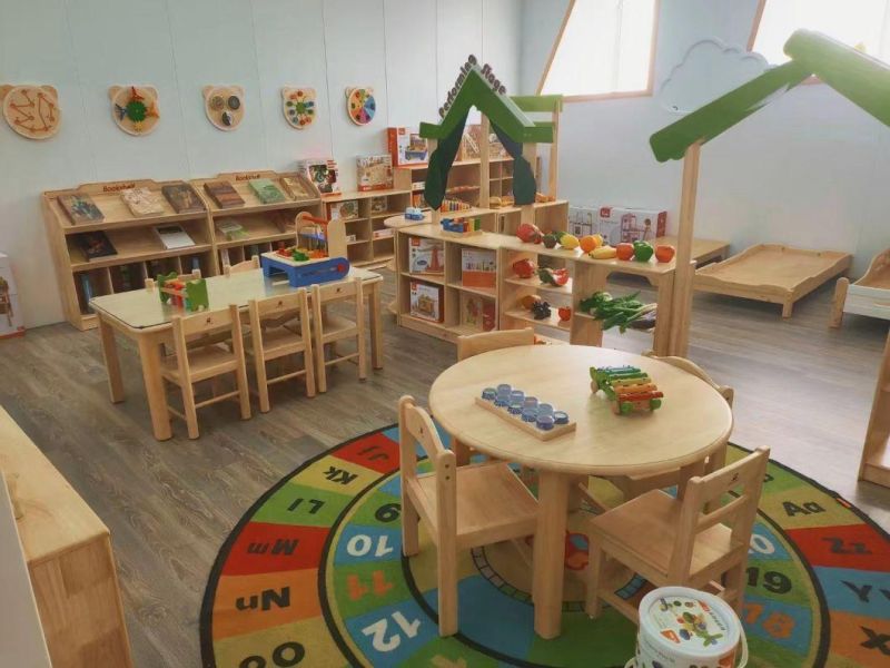 Eco-Friendly Nursery and Daycare Baby Furniture, Kindergarten and Preschool School Classroom Student Furniture, Kids Furniture Wooden Children Furniture