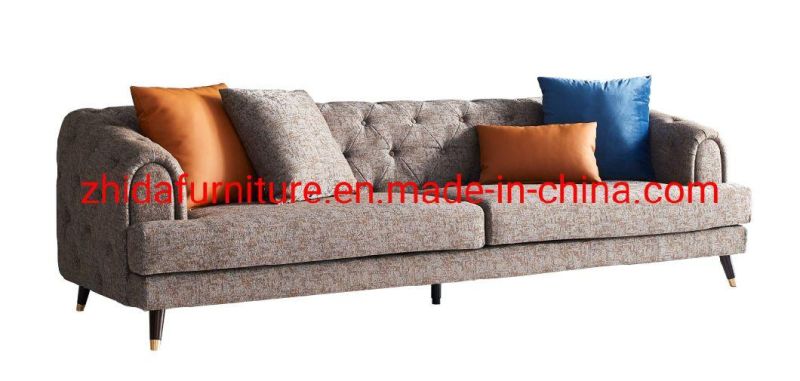 Luxury Villa 3 Seat Armrest Sofa Set for Modern Style