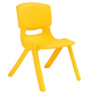 China Wholesale Home Furniture Thickened Plastic Kindergarten Bench Frosted Backrest Dining Chair