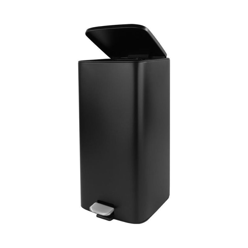 Modern Large Capacity Indoor 50L Soft Closing Pedal Trash Bin