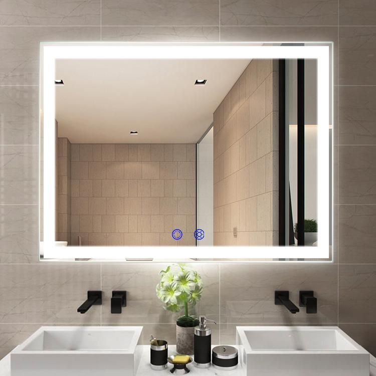 Hotel Modern Style Vanities Illuminated Bathroom Mirror with LED