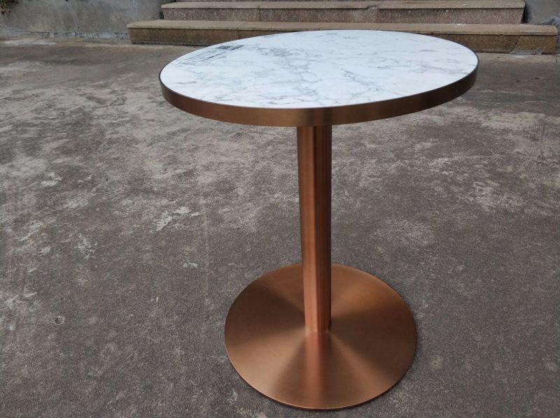 Dining Table Set Metal Table Leg Wooden Table Top Restaurant Table