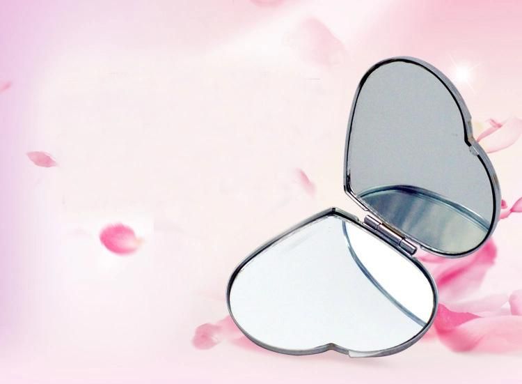 Promotional Gift Heart Shaped Makeup Mirror