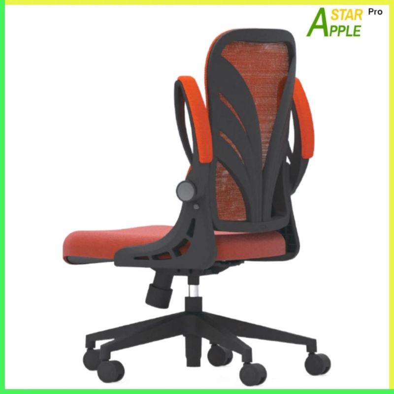 2022 New Modern Home Furniture as-B2194 Executive Chair Foshan Apple Chairs Computer Parts Game Plastic Gaming Folding Barber Office Chair with Foldable Armrest