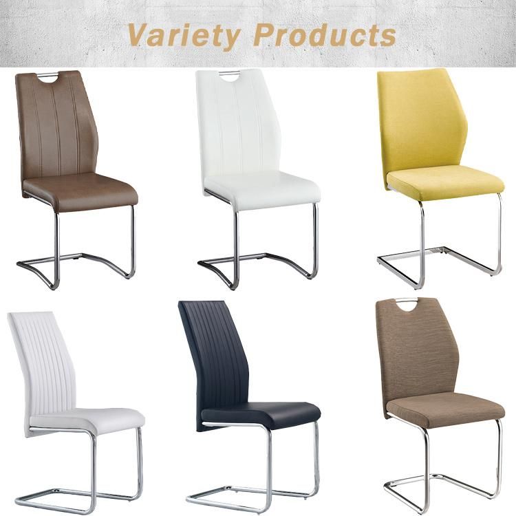 Modern Home Livining Romm Hotel Furniture Luxury Leather Dining Chair