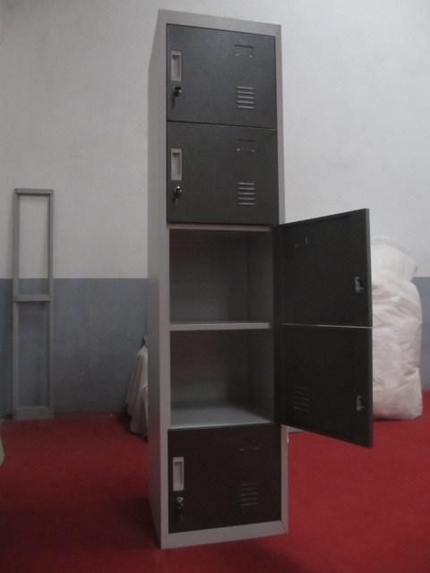 Modern Vertical Locker Student Wardrobe Office Steel Storage Locker Gym Locker