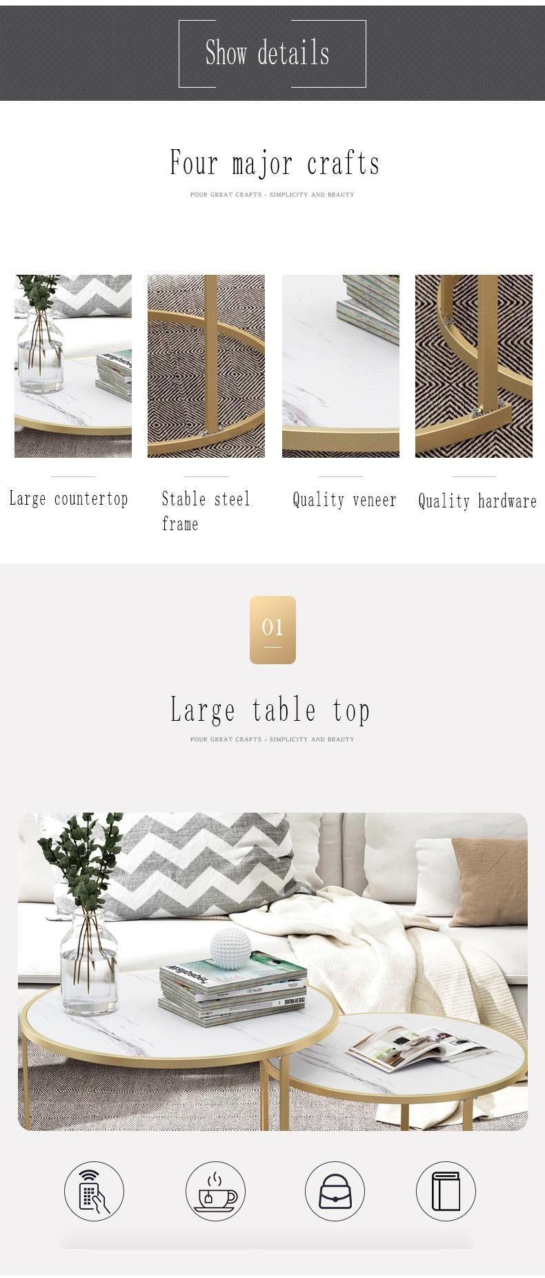 Nordic Living Room Sofa Side Table Simple Modern Simple Small Coffee Table Light Luxury Small Apartment Tea Table