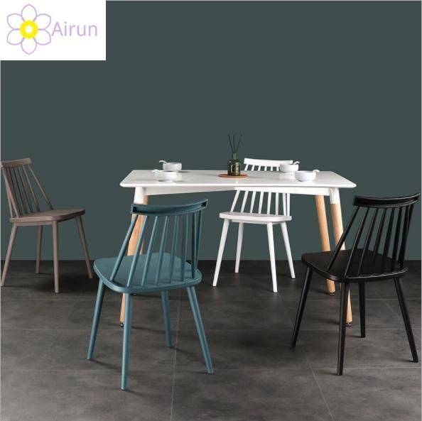 Wholesale Home Furniture Cheap Modern Dining Chair Design Plastic Windsor Chair