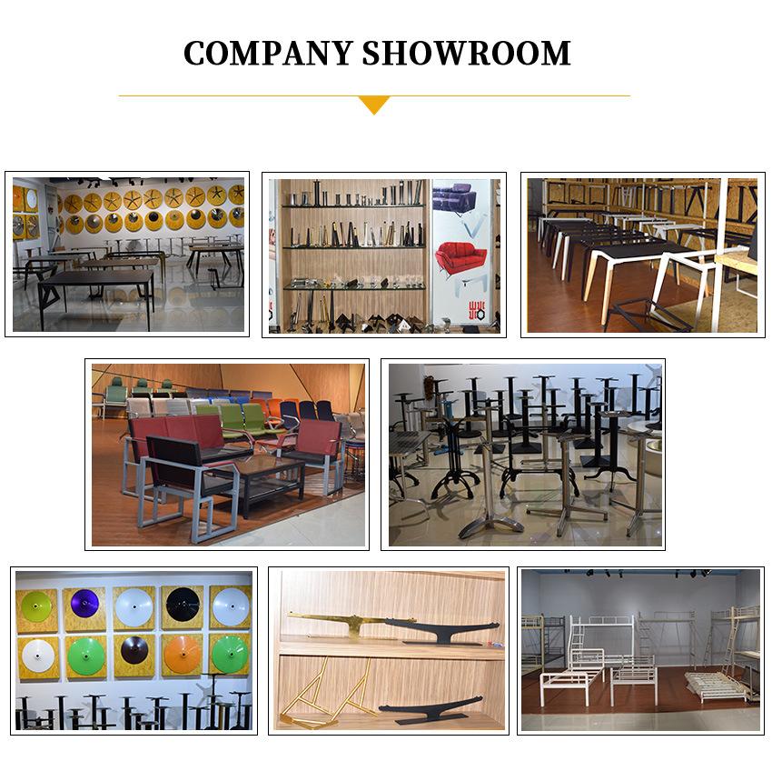 Cafe Furniture Commercial Restaurant Metal Base Bar Table