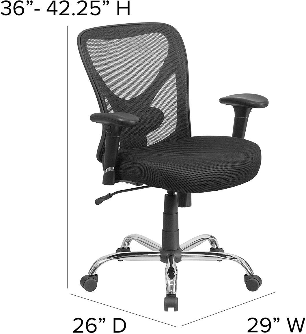 Office Mesh Computer Desk Chairs with Armrest for Child&Adult