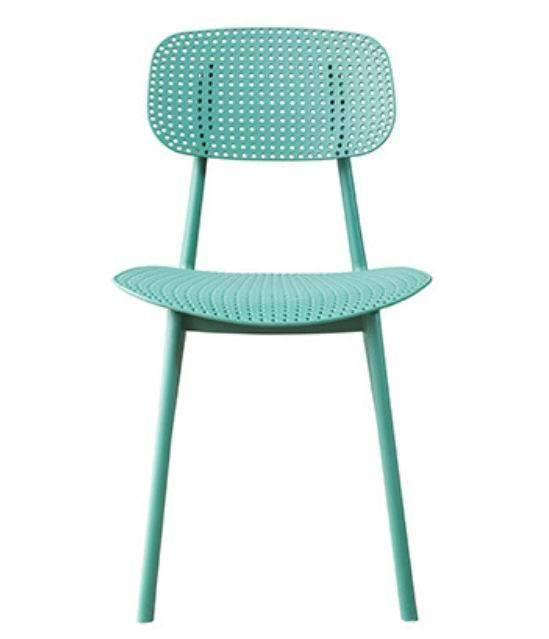 Replica North European Style Perforated Plastic Ins Hollow Dining Chair