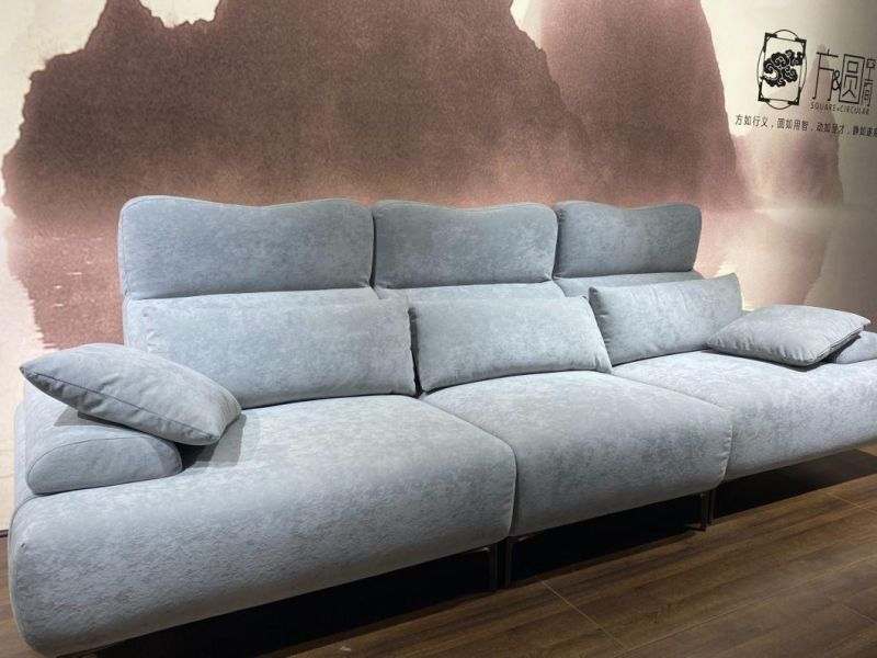 Good Quality Modern Home Furniture Villa Living Room Sectional Fabric Sofa (21044)