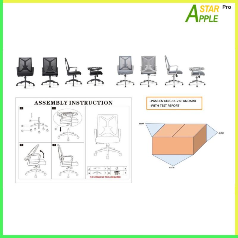 Modern Furniture Computer Office Mesh Folding Plastic Ergonomic Gaming Chairs