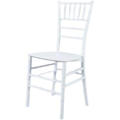 Modern PP White Resin Outdoor Wedding Bamboo Chair