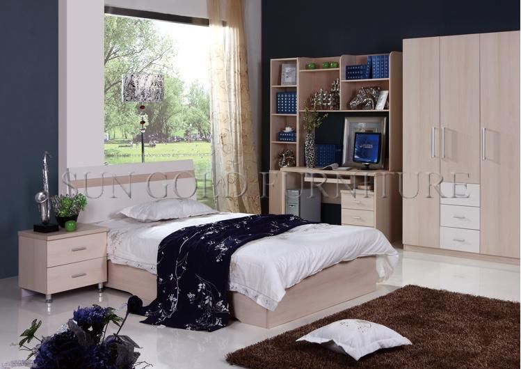 Elegant Design High Gloss Bed Lacquered Bedroom Set Furniture (SZ-BT007)