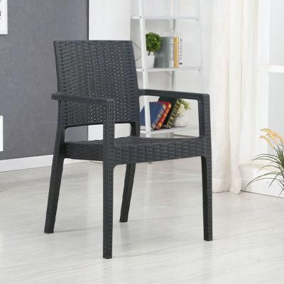 Restaurant Hollow Molded Restaurant Dining Plastic Chair for Coffee Shop Garden Decoration