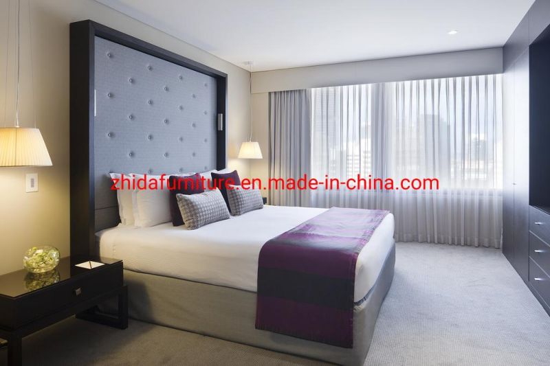 Luxury 5 Star Hotel Villa Apartment Wooden Bedroom Living Room Home Resort Solid Wood Furniture