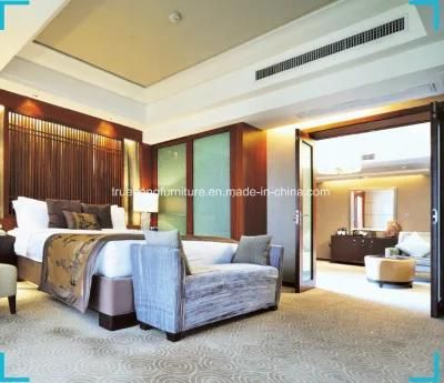 Standard Room MDF Wooden Veneer Hotel Furniture Sets