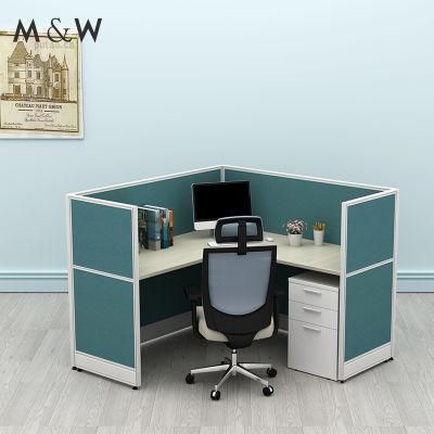 Factory Price Supplier Table Officer Desk L Shape Wood Partition Offical Office Furniture