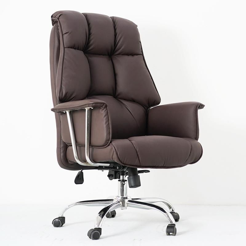 High Quality Soft Lumbar Steel Castors Armchir Office Chair Furniture