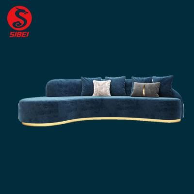 2022 Wholesale Foshan Furniture Luxury Hotel Living Room Modern Leather Seater Sofa