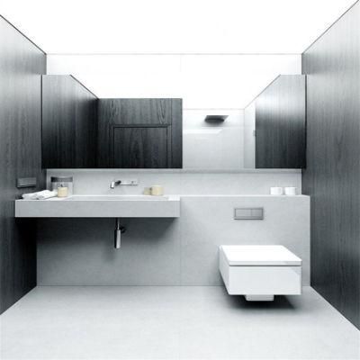 Top Selling European Style MDF PVC White Modern Style Bathroom Furniture Cabinet Vanity