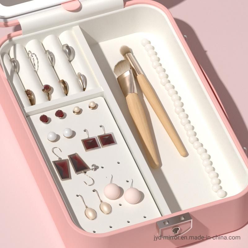 Travel Case Mirror for Cosmetic and Makeup Portable Design