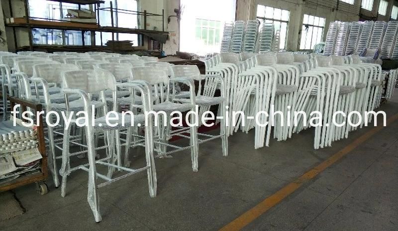 Good Quality Aluminium Toledo Bar Chairs/ Bar Stools Outdoor Restaurant Dining Furniture