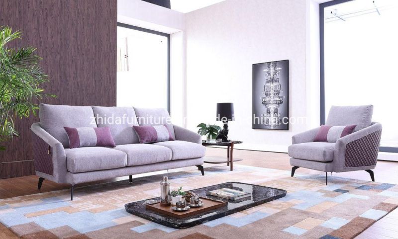 Hotel Apartment Villa Modern Home Furniture Living Room Sofa Set with Bags