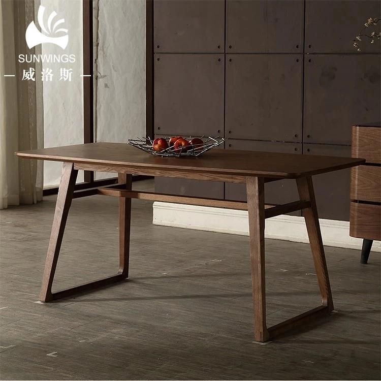 Loft Furniture Series Ash Wood Writing Table / Dining Table