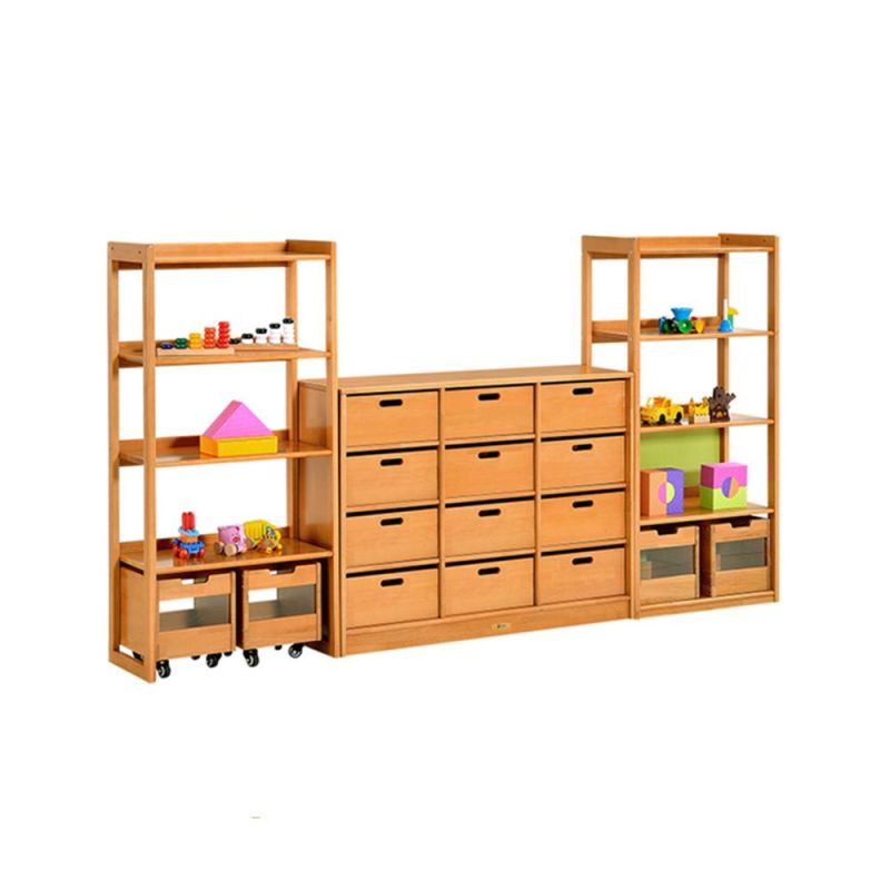 Modern Combination Cabinet for Kinderargen School Furniture Children Display Cabinet, Playroom Furniture Toy Cabinet, Daycare Furniture Kids Cabinet