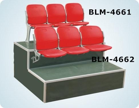 Blm-4652 Foldable Stadium Seats Stadium Chair for Outdoor Indoor Gym Arena Bleacher Seating Grandstand Chairs Sports Seats Plastic Chair for Stadium HDPE Chair