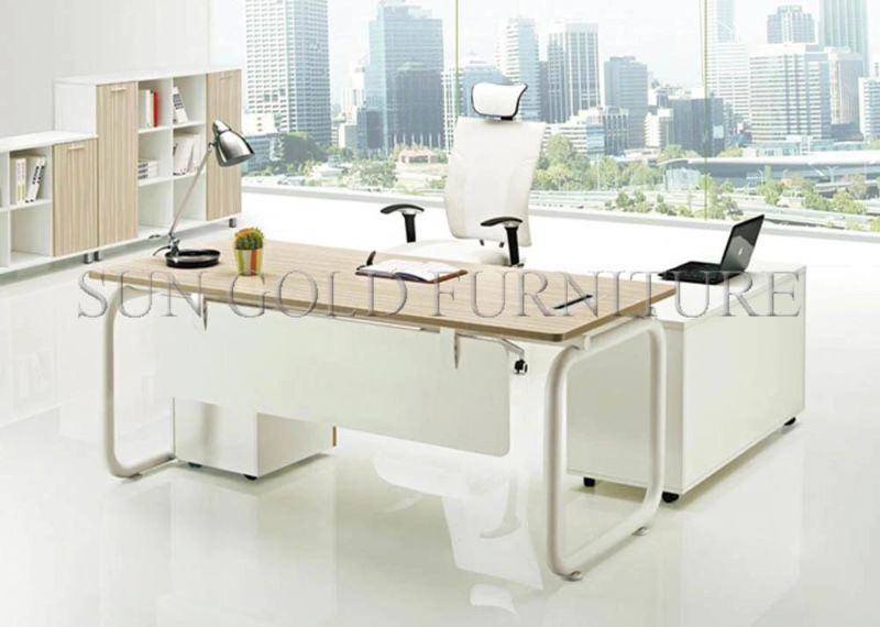 New Design Metal Fram Office Desk L Shaped Executive Office Furniture Office Desk