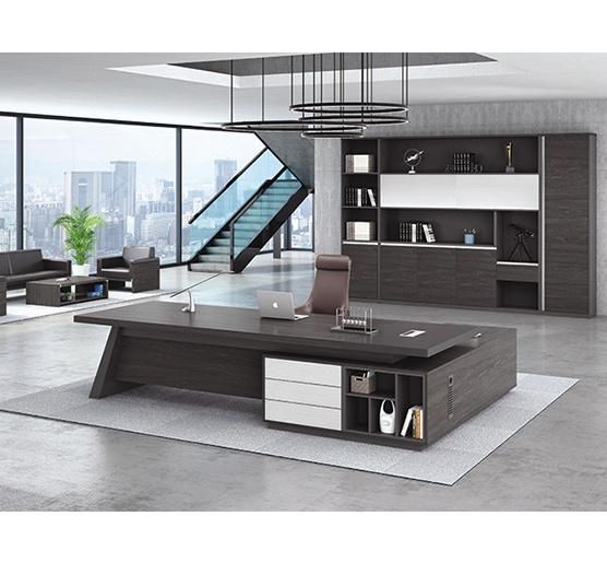 Luxury Foshan Custom CEO Table Office Wooden Table Executive Desk Modern Office Furniture