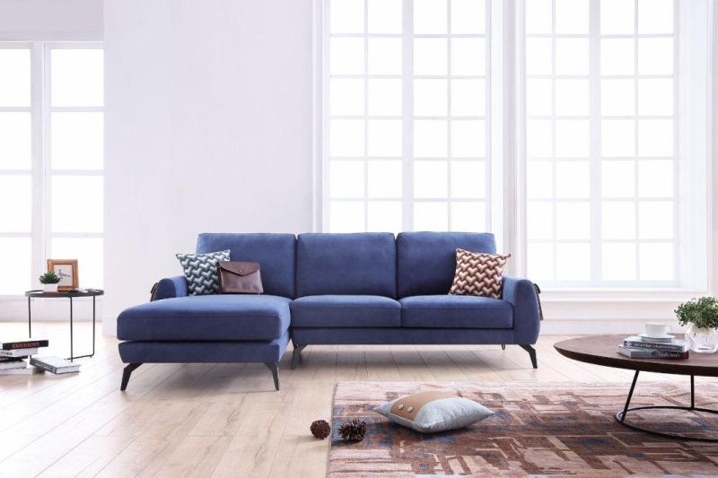 Chinese High Quality Sofa Modern L-Shape Sectional Sofa Set