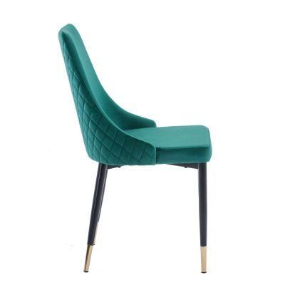 Wholesale Modern Style Home Furniture Velvet Furniture Upholstered Leather Dining Chairs