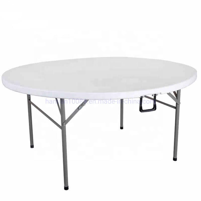 Hot Event Rental Outdoor Resin Plastic Half Table Wedding Restaurant Dining Folding Table