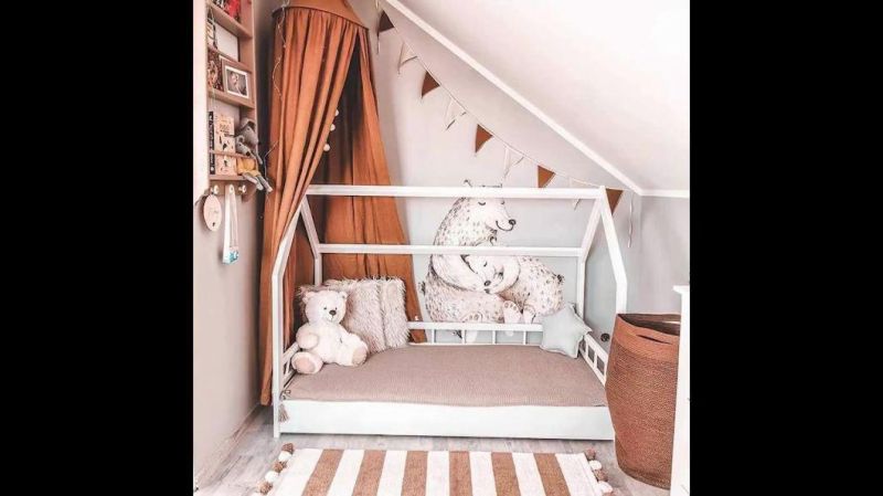 Wooden Bed Children Room Wooden Bed