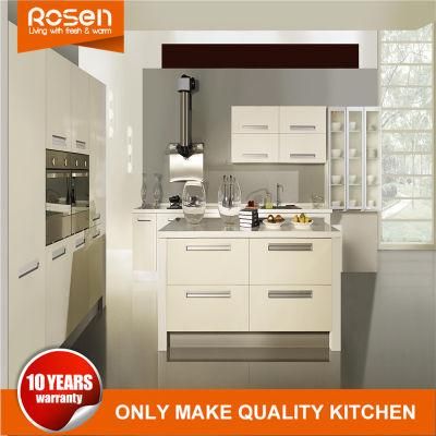 Contrmporary Popular House Matt White Modern Melamine Kitchen Cabinets Furniture