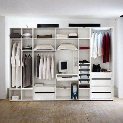 Cheap Modern Bedroom Wall Plywood Wardrobe Design