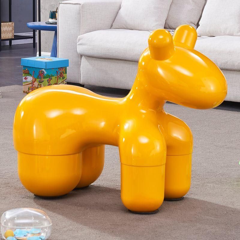 Creative Simple Cartoon Stool Animal Pony Chair Home Living Room Sofa Pony Leisure Chair