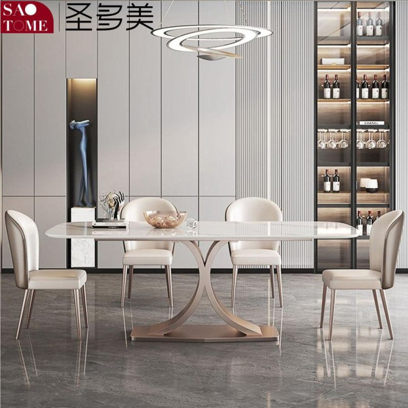 Modern Living Room Dining Room Furniture X-Shaped Dining Table