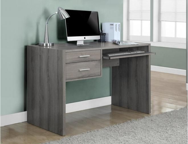 Captivating Free Rotating L and I Shaped Corner Writing Desk with Drawers Rustic