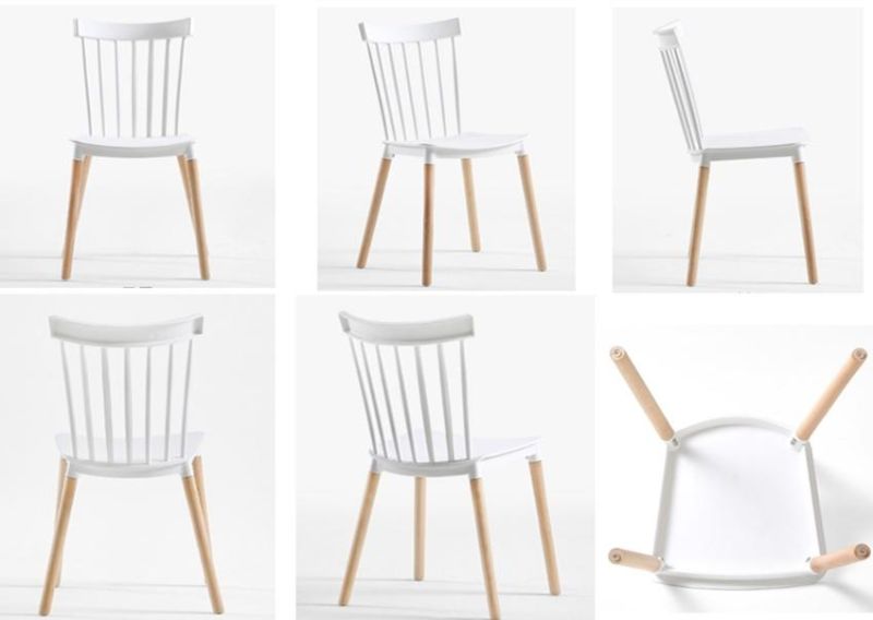 Modern Solid Wooden High Back Simple Antique Design Cafe Hotel Salon Restaurant Party Event Kitchen Wedding Windsor Dining Chair